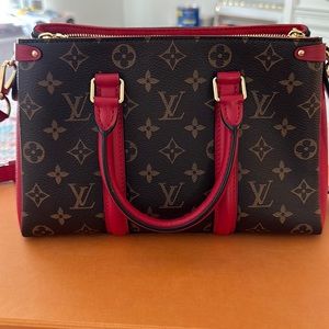 LV bag red/ brown